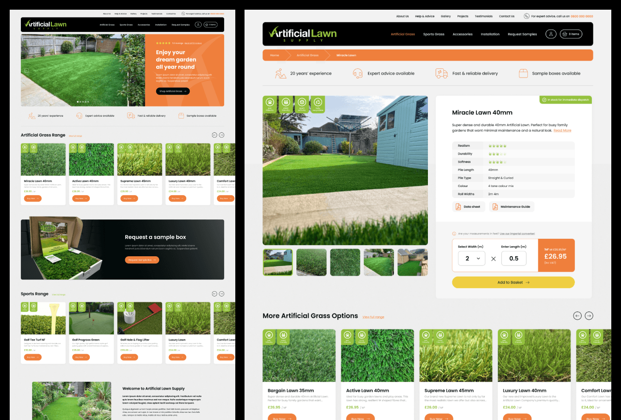 Artificial Lawn Supply